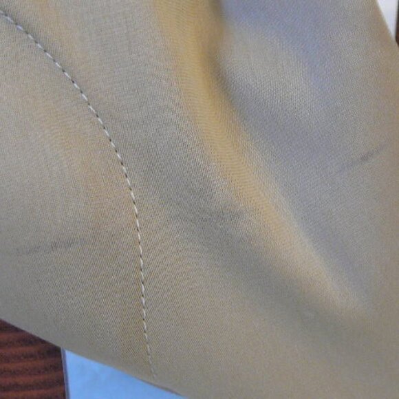 Tan Fabric Slip On Mid-Calf 3.75" Chunky Heeled Boots-US 10.5, Size 41-Read Desc - Picture 6 of 7